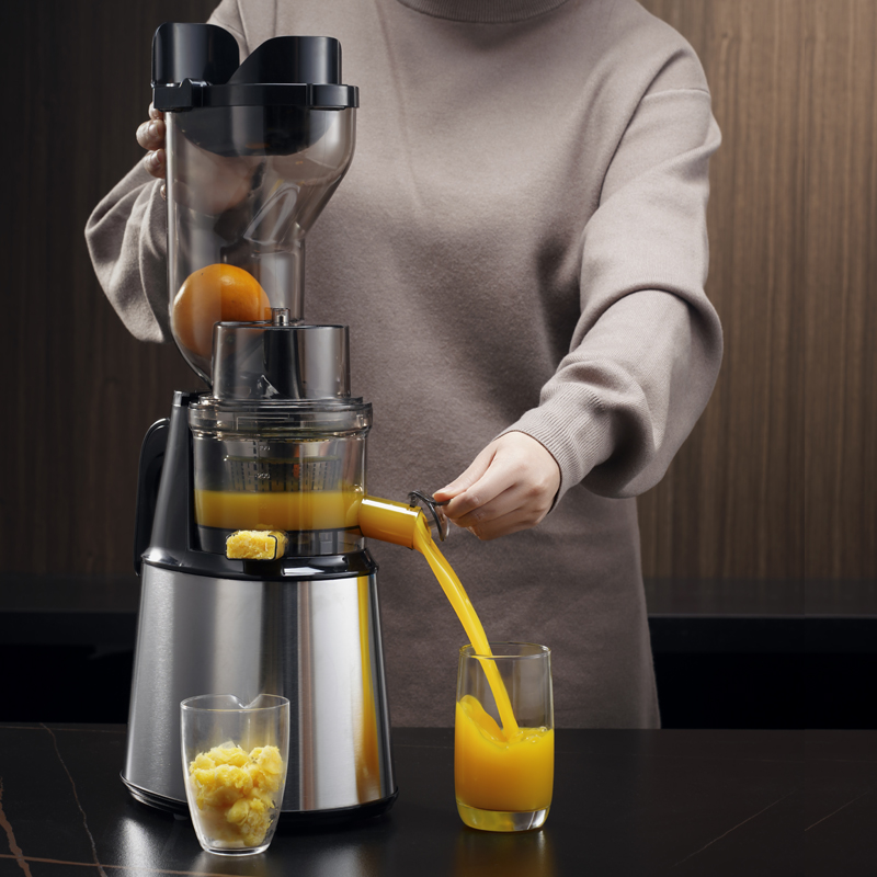 Electric Slow Juicer Cold Press - Extrator de Suco Comercial Multifuncional para