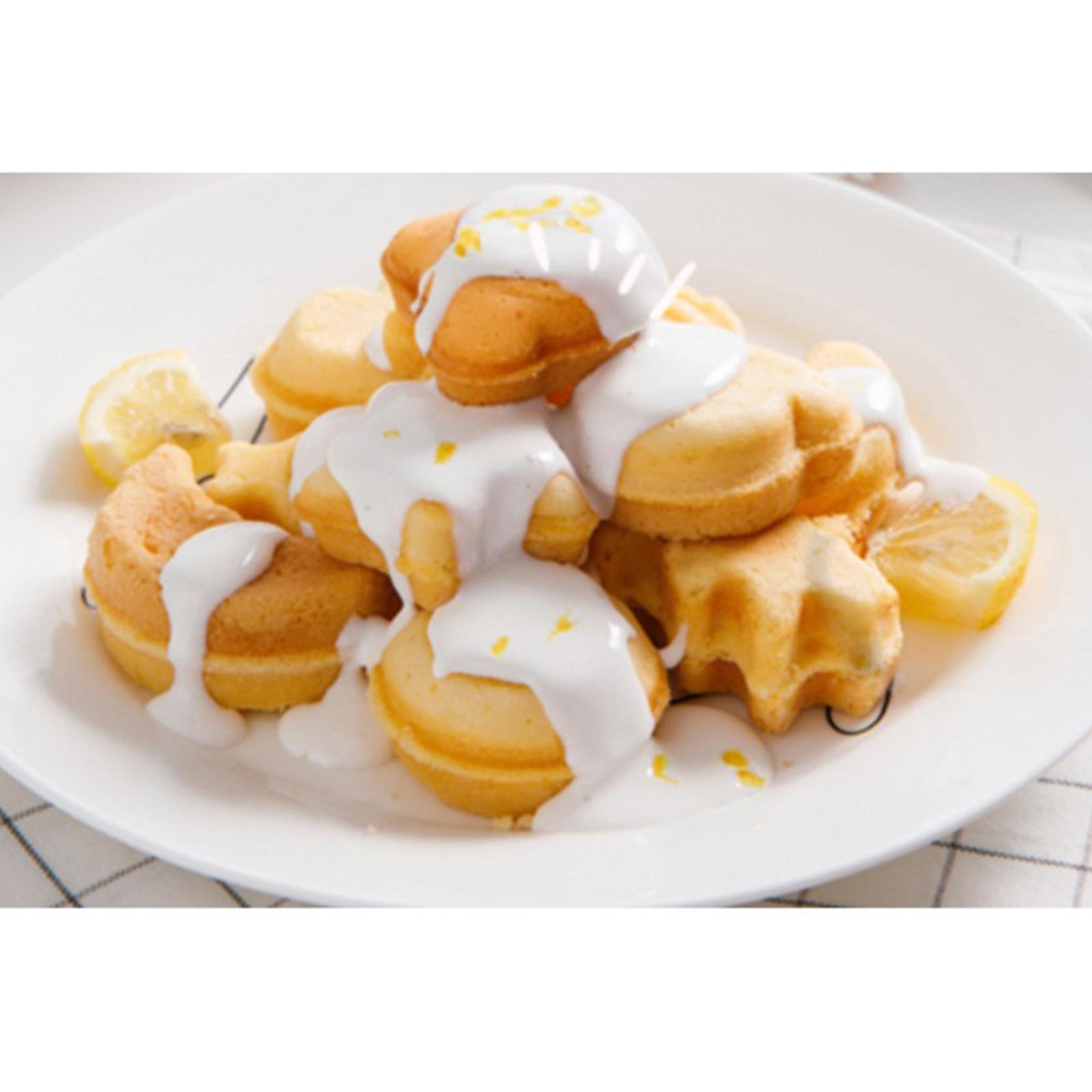 Mini Waffle Maker Machine - Mini Máquina de Waffle Antiaderente Automática