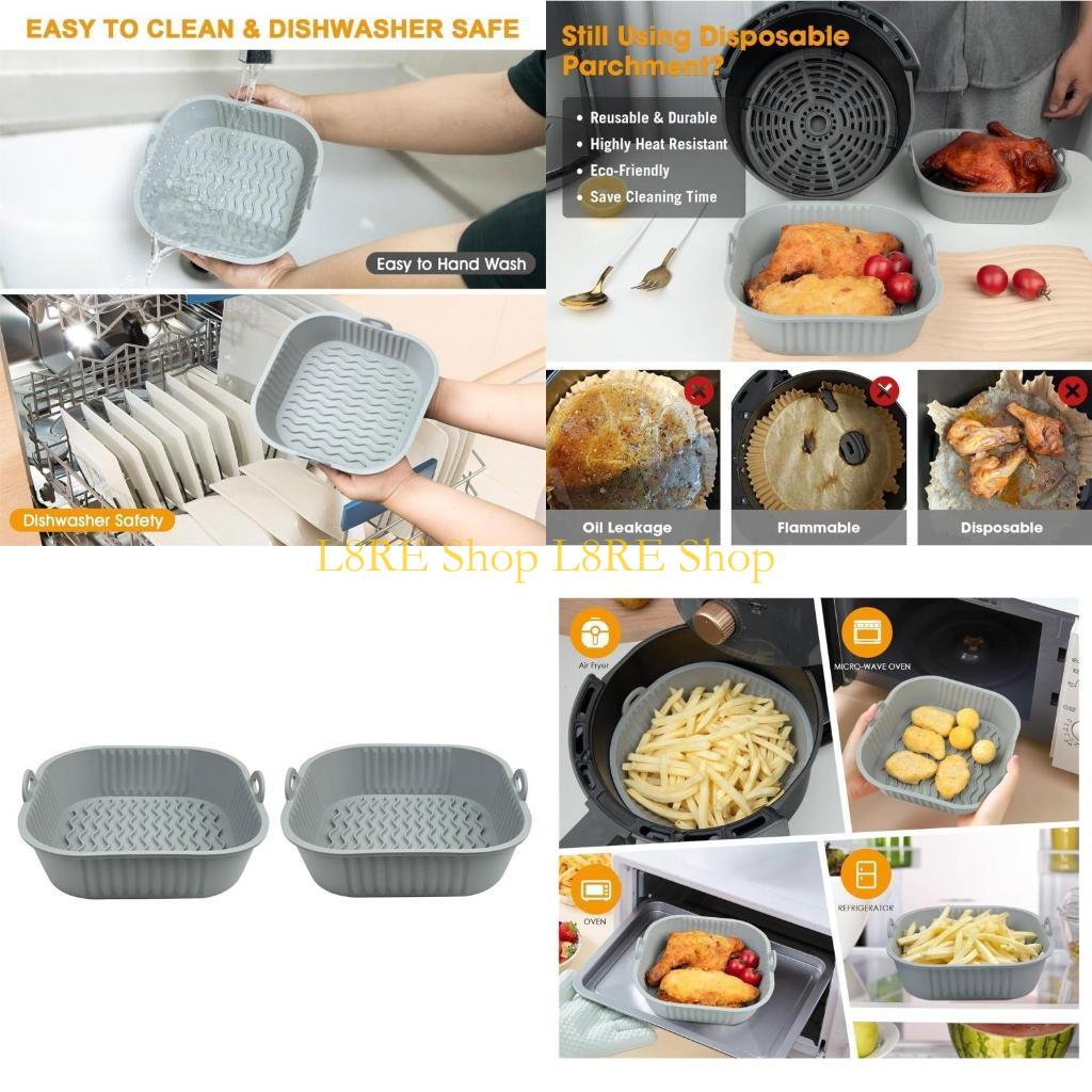 Air Fryer Silicone Pot Liner - Pacote l8re 2 forros panela silicone