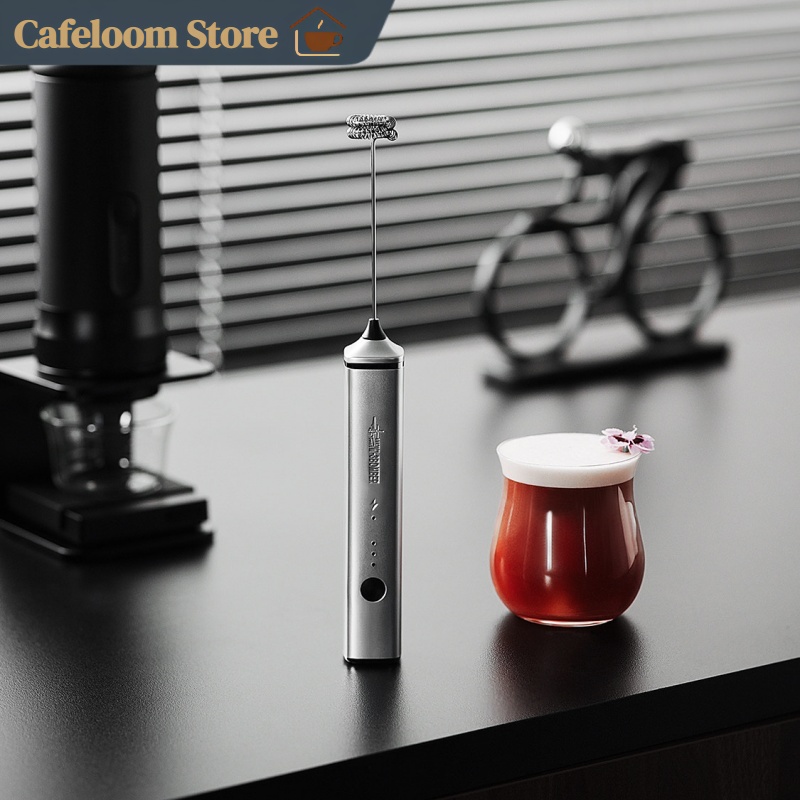 Electric Milk Frother Handheld - Espumador de Leite Elétrico MHW-3BOMBER, Misturador
