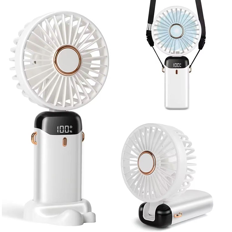 Portable Blender Usb Rechargeable - Ventilador Portátil Mini com 5 Velocidades,