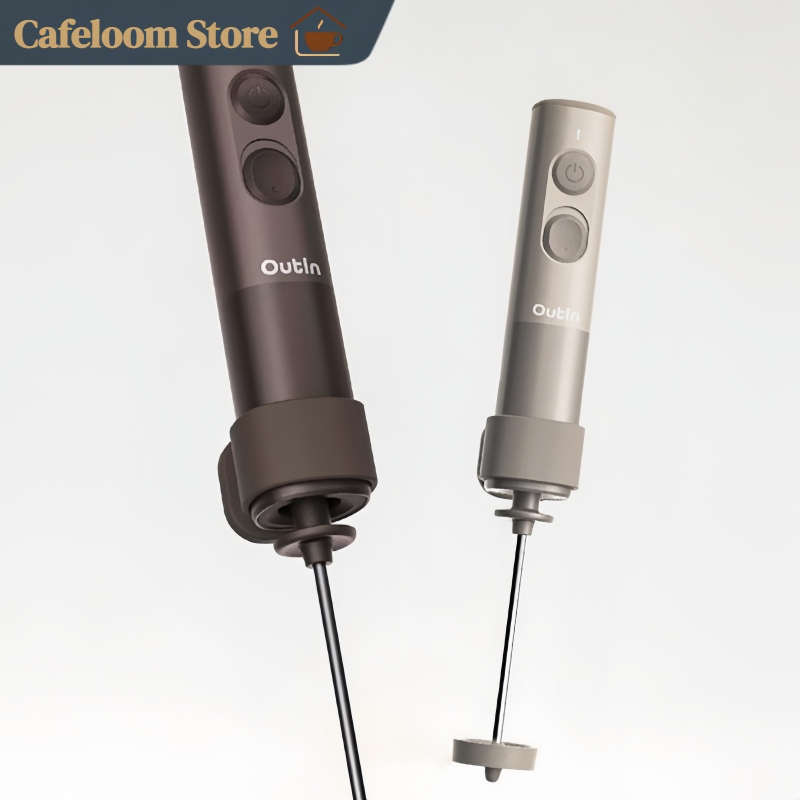 Electric Milk Frother Handheld - Espumador de Leite Elétrico Portátil Outin