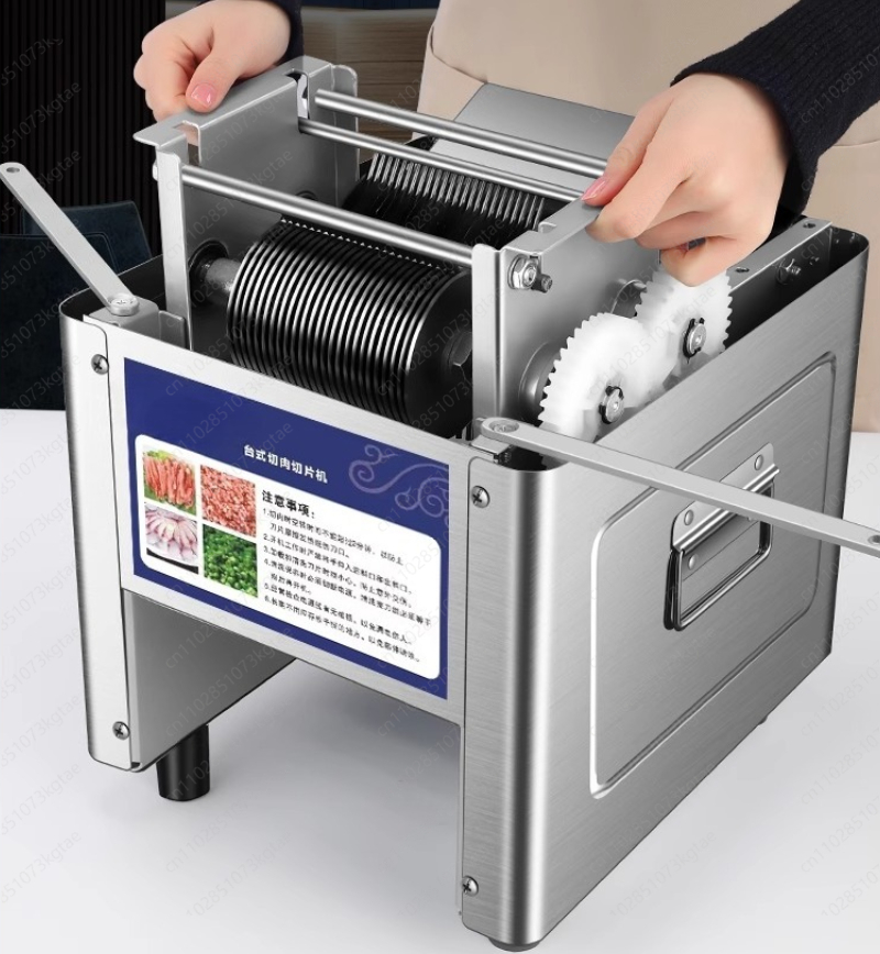 Automatic Meat Slicer Home - Máquina elétrica de fatiar carne 220V