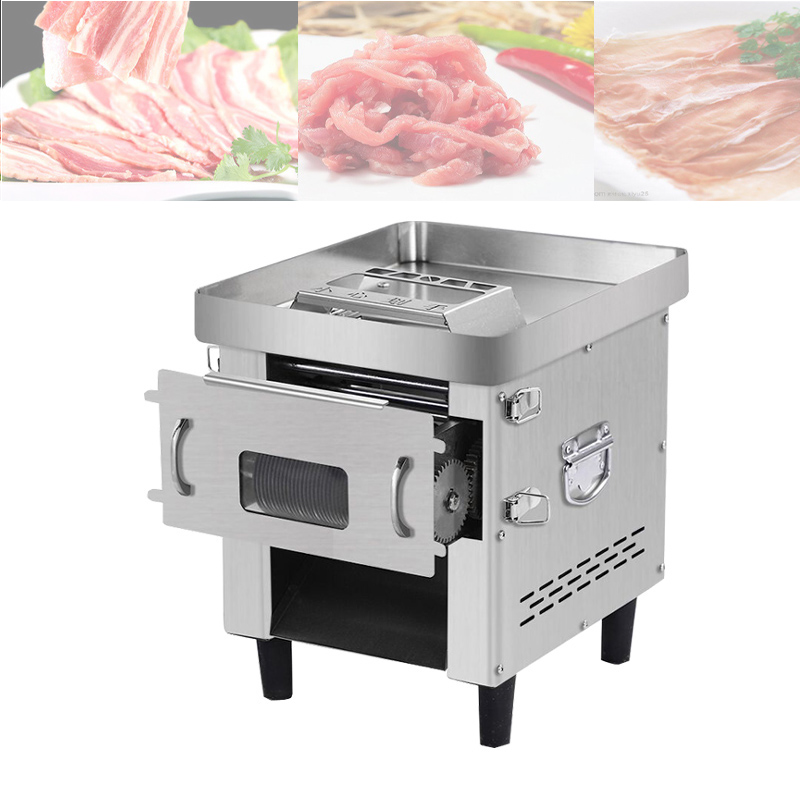 Casa comercial máquina de cort - Automatic Meat Slicer Home avaliação e preço