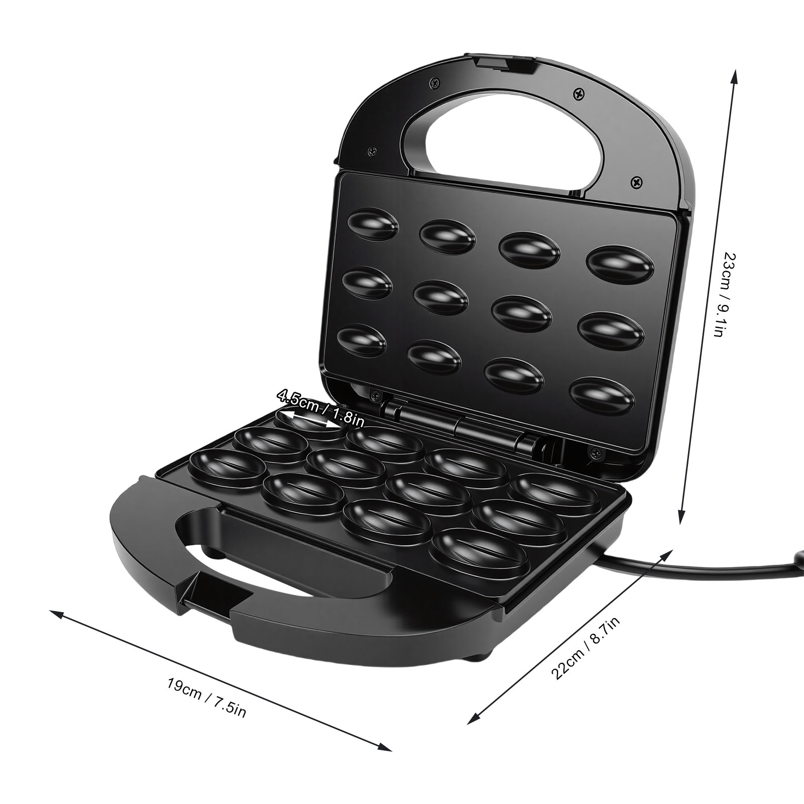 Máquina Elétrica Multifunciona - Mini Waffle Maker Machine avaliação e preço