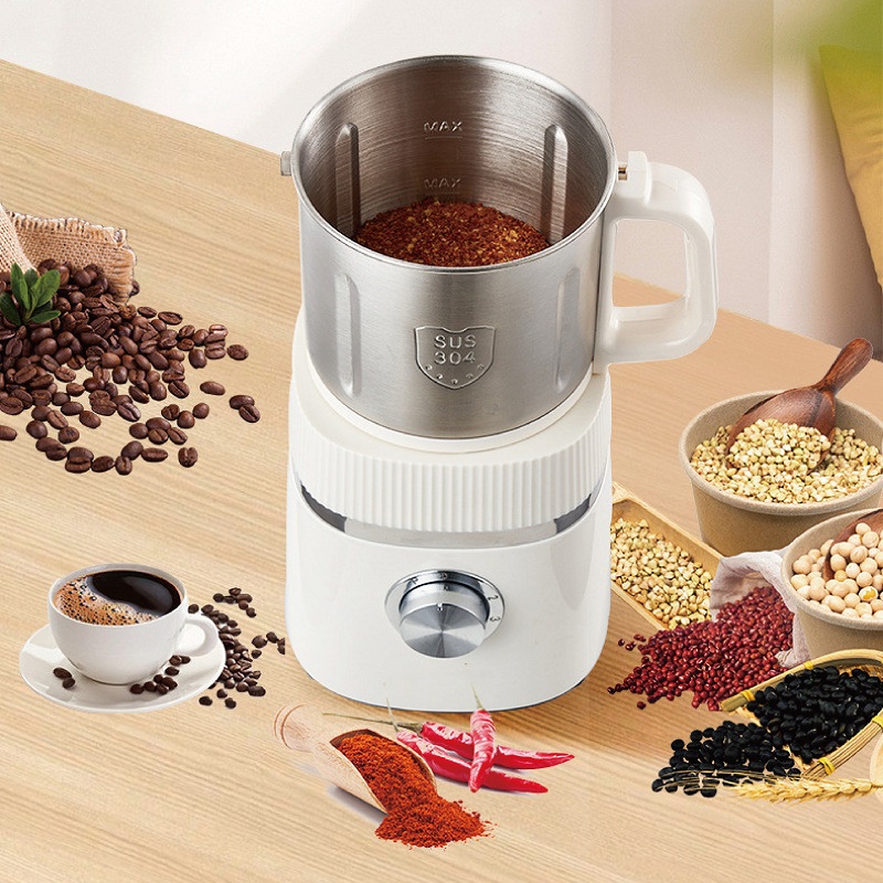 304 aço inoxidável moedor elét - Coffee Bean Grinder Electric avaliação e preço