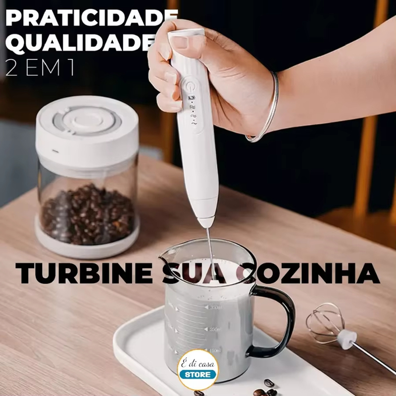 Batedor de Ovos Elétrico Recar - Electric Milk Frother Handheld avaliação e preço