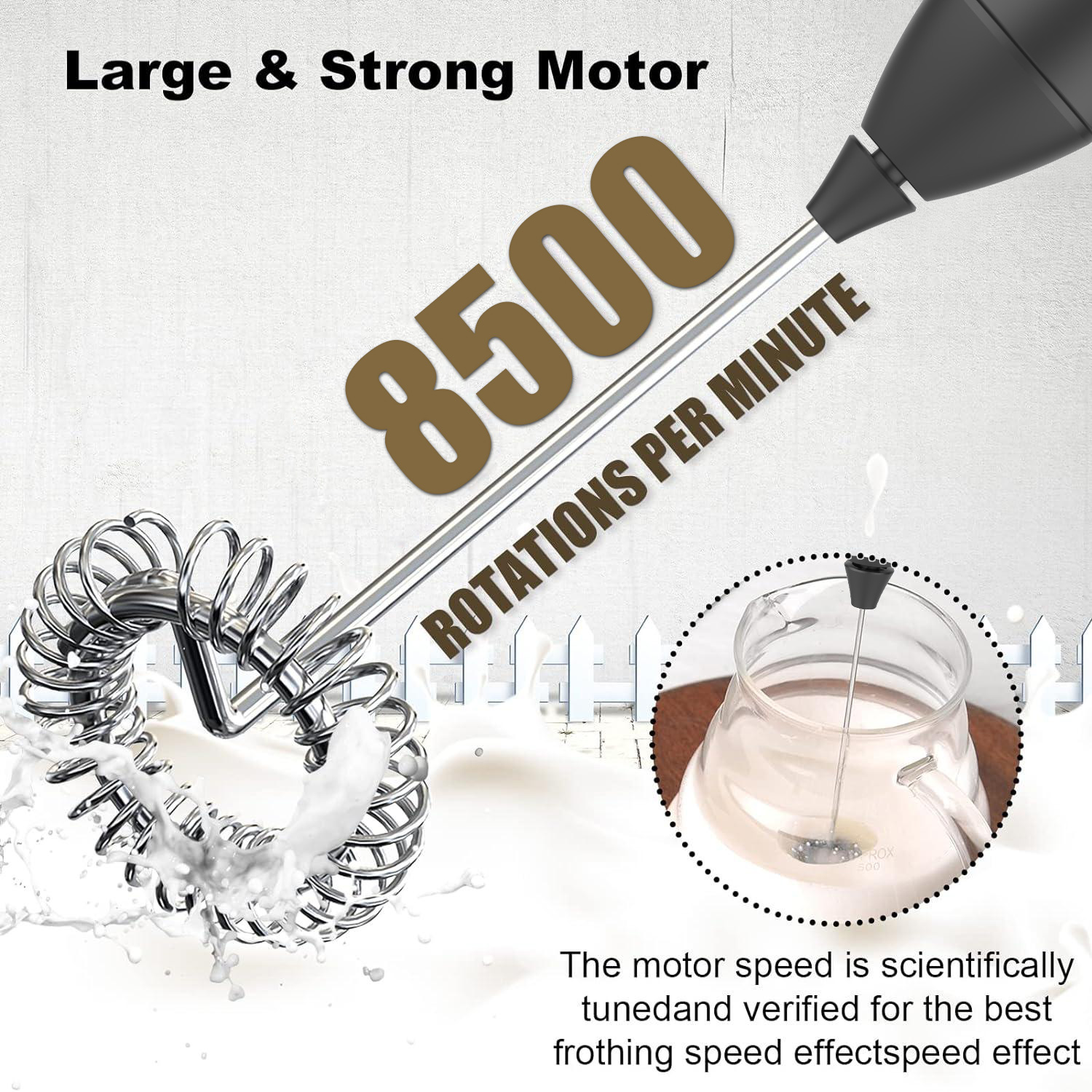 Espumador de Leite Recarregáve - Electric Milk Frother Handheld avaliação e preço