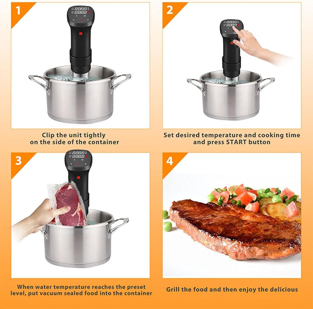 Máquina sous vide fogão de pre - Digital Sous Vide Precision Cooker avaliação e preço