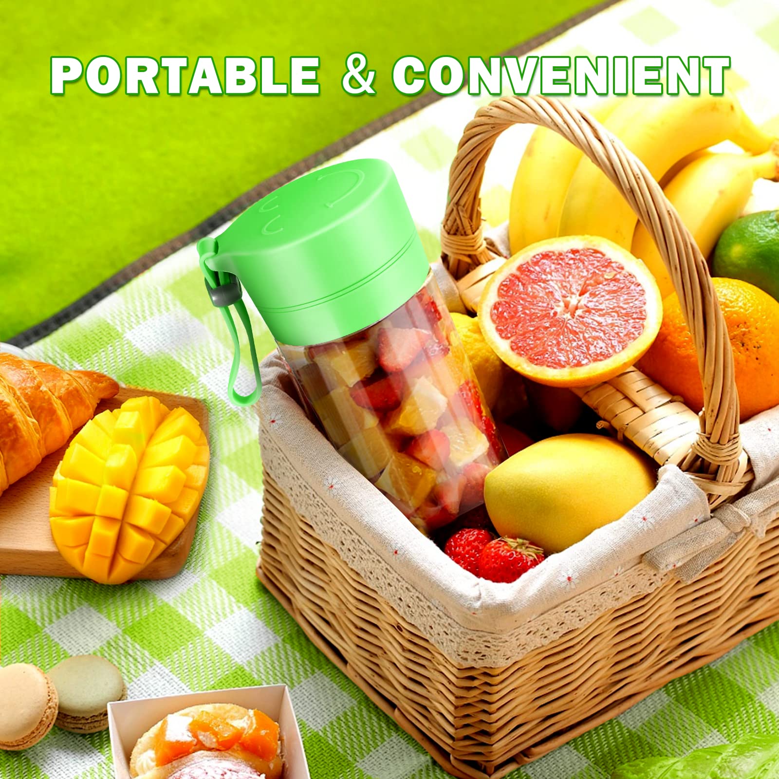 Portátil mini espremedor elétr - Portable Blender Usb Rechargeable avaliação e preço