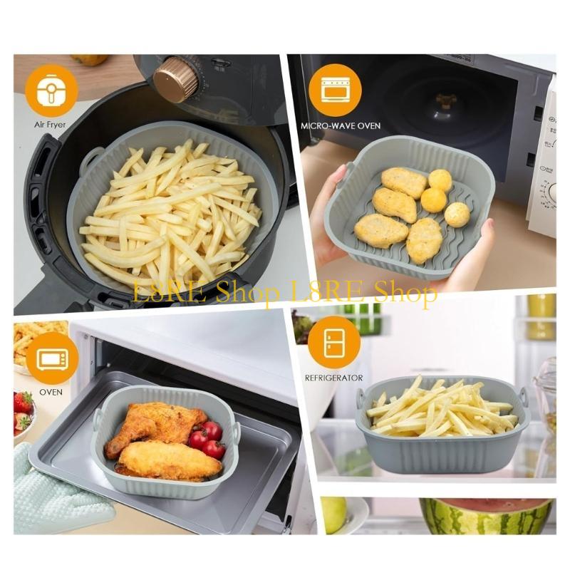 Pacote l8re 2 forros panela si - Air Fryer Silicone Pot Liner avaliação e preço