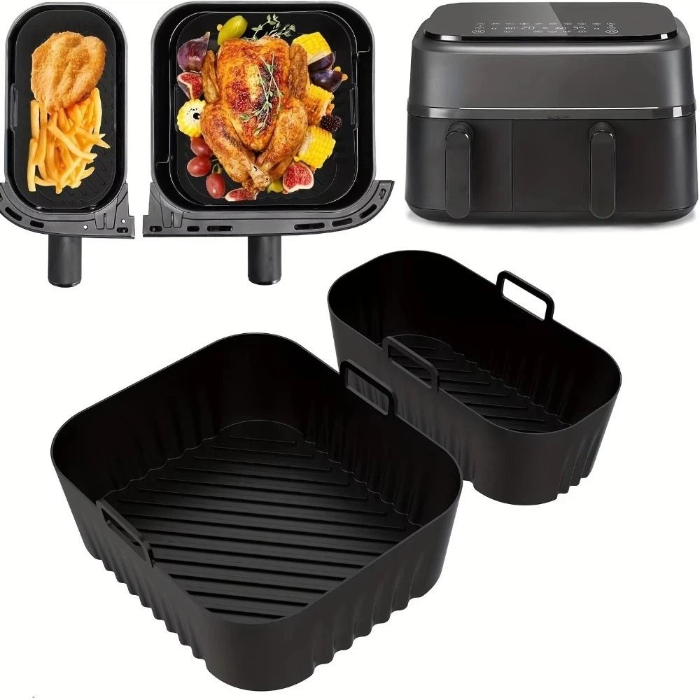 Forro de Silicone Retangular A - Air Fryer Silicone Pot Liner avaliação e preço