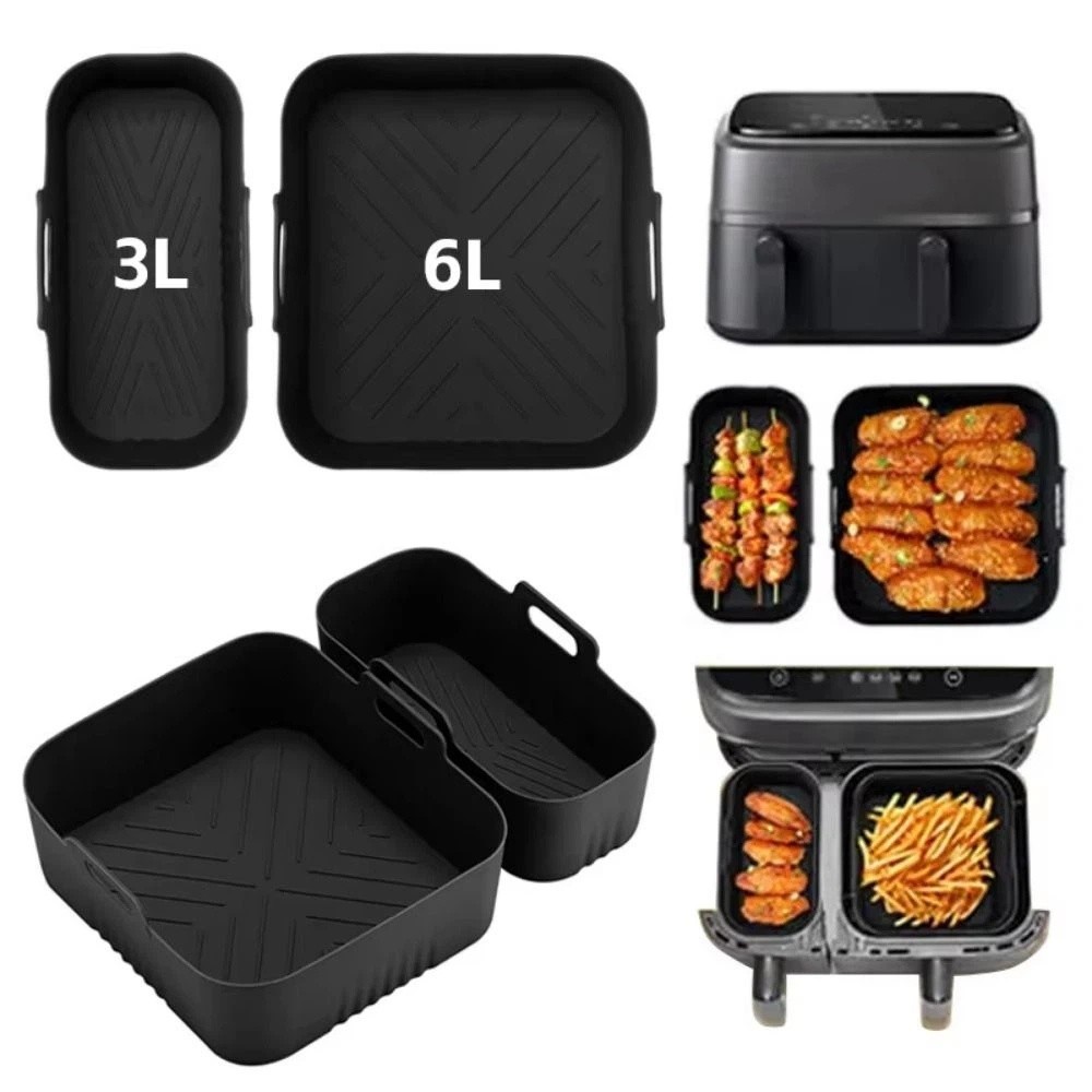 Forro de Silicone Retangular A - Air Fryer Silicone Pot Liner avaliação e preço
