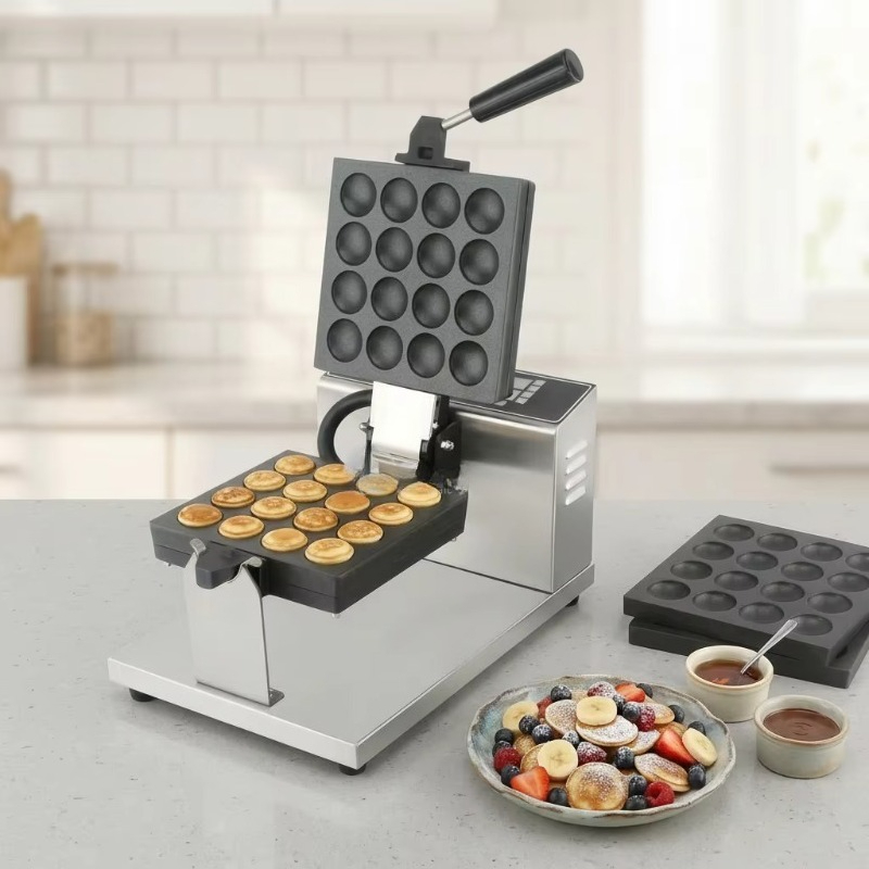 Máquina de Poffertjes Antiader - Mini Waffle Maker Machine avaliação e preço