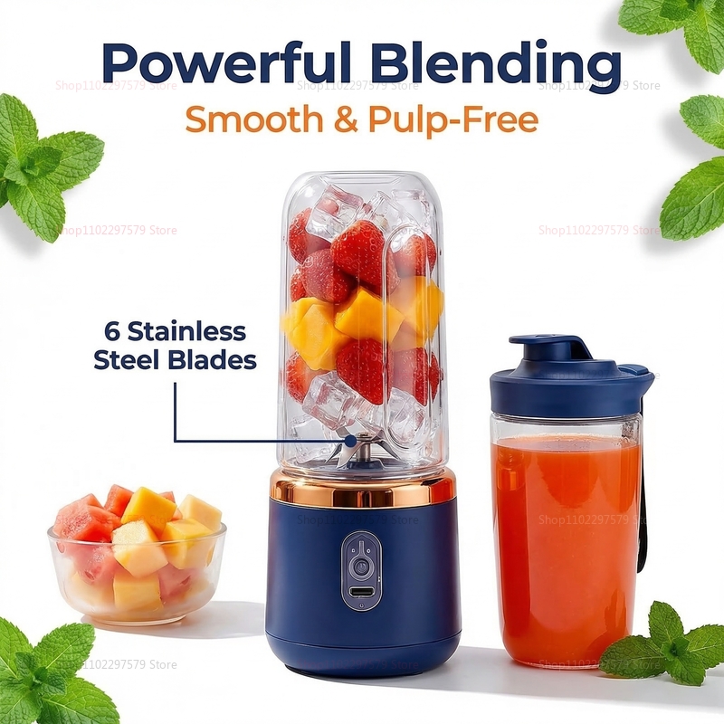 Copo Liquidificador Portátil c - Portable Blender Usb Rechargeable avaliação e preço