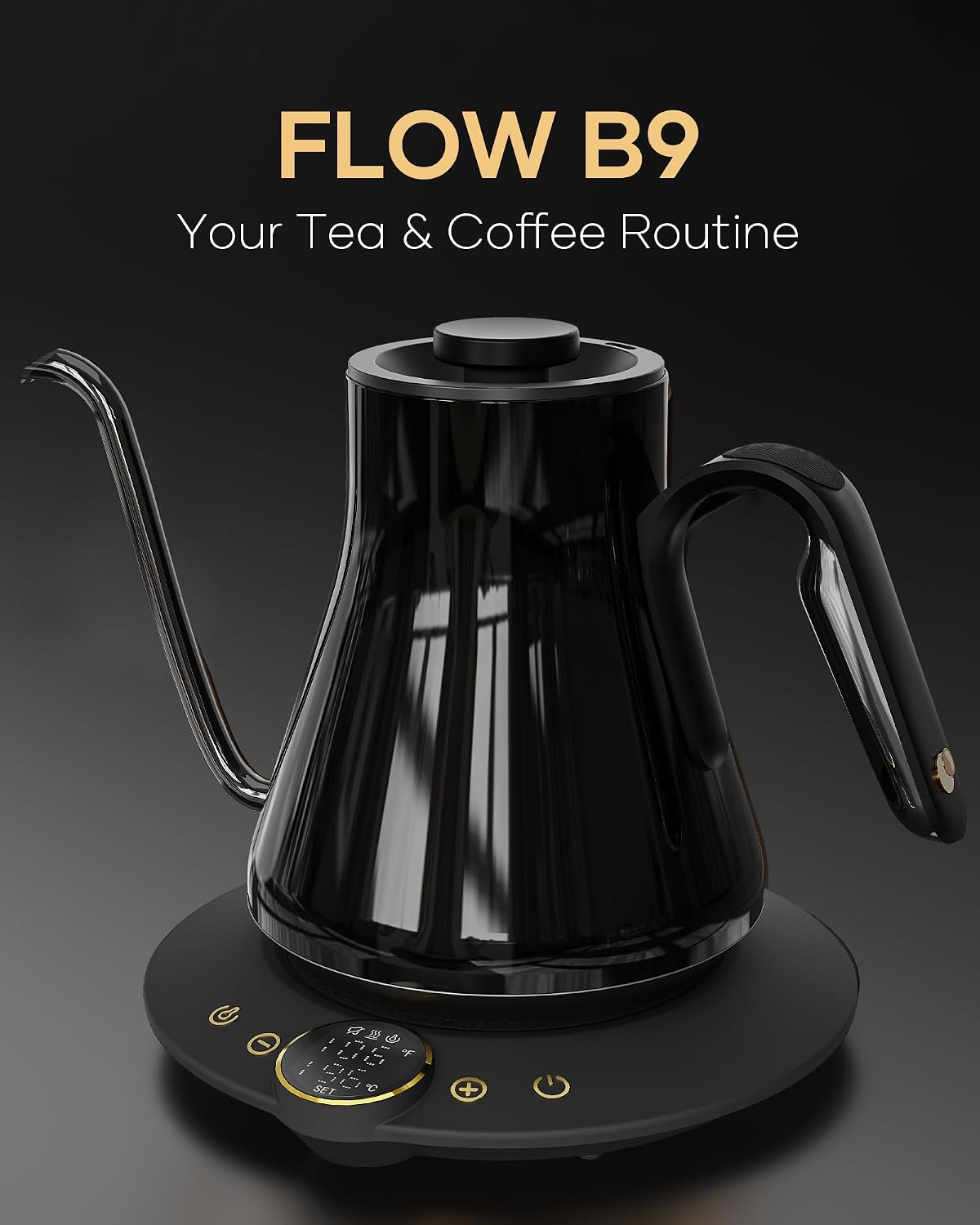 Chaleira Elétrica Gooseneck, ± - Electric Kettle Temperature Control avaliação e preço