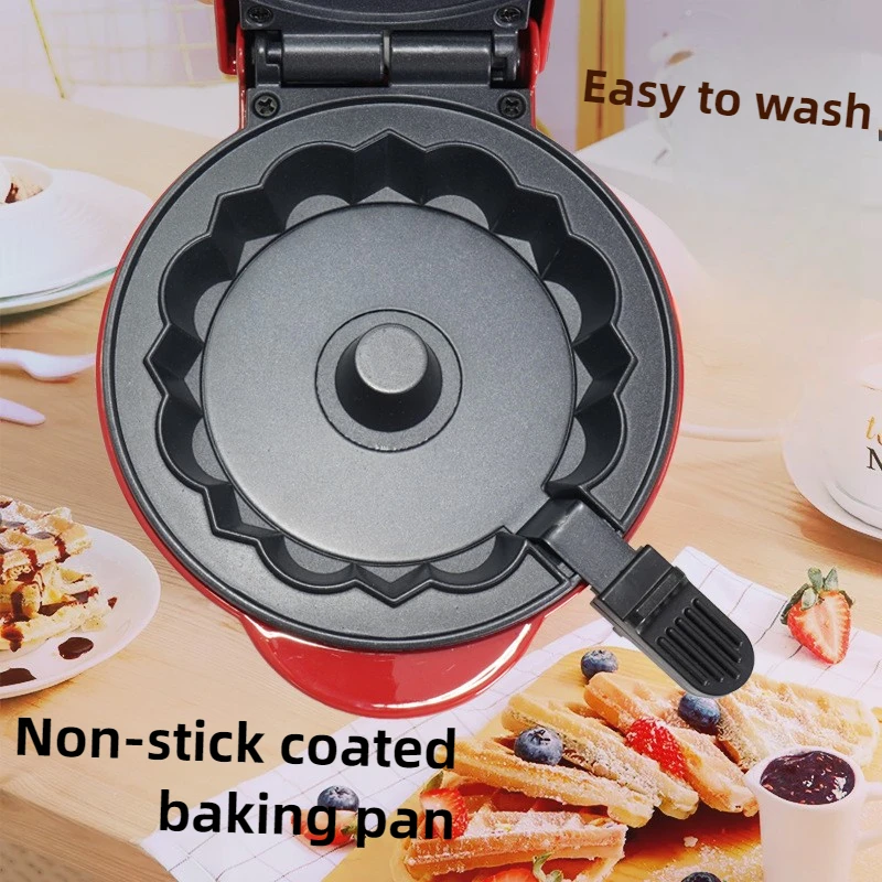 Máquina de Café da Manhã Domés - Mini Waffle Maker Machine avaliação e preço