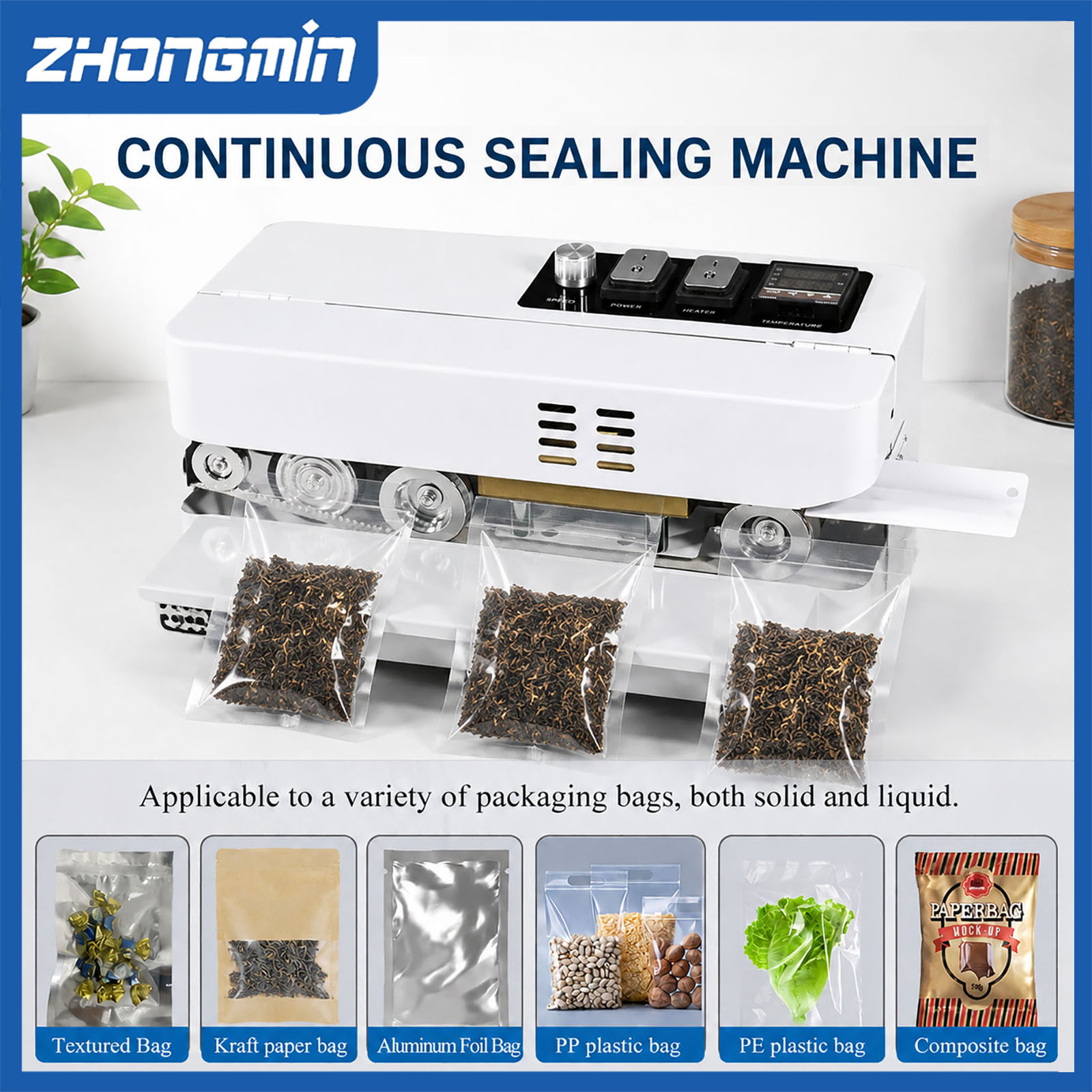 Seladora a Vácuo Elétrica ZHON - Food Vacuum Sealer Machine avaliação e preço