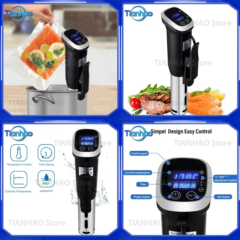 Circulador de Imersão Sous Vid - Digital Sous Vide Precision Cooker avaliação e preço
