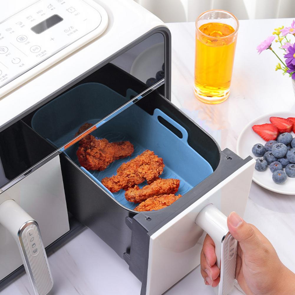 Assadeira Quadrada Antiaderent - Air Fryer Silicone Pot Liner avaliação e preço