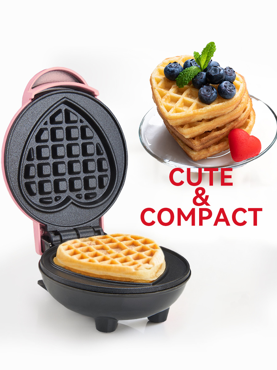 Mini Máquina de Waffle Elétric - Mini Waffle Maker Machine avaliação e preço