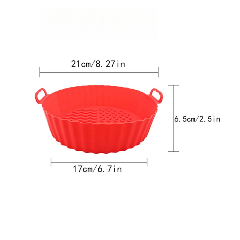 Fritadeira de ar forros de sil - Air Fryer Silicone Pot Liner avaliação e preço